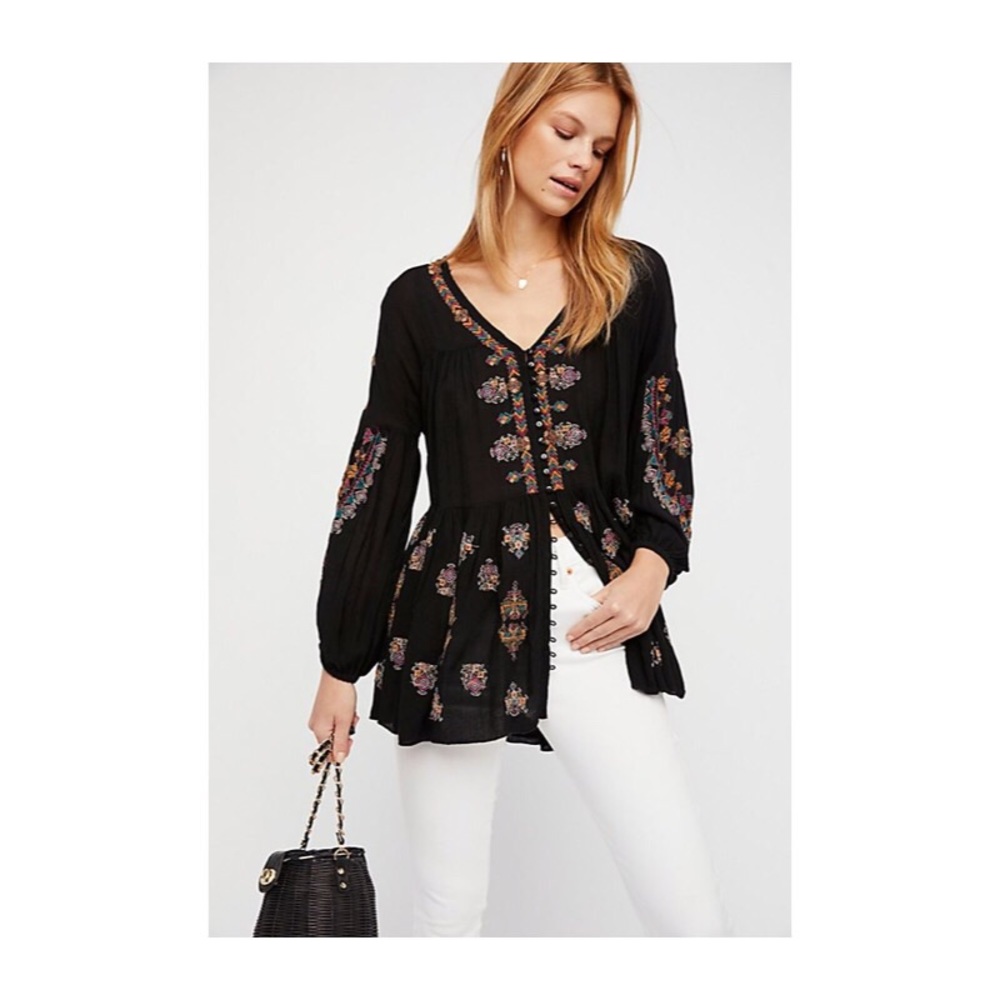 The Ariana Embroidered Tunic by Free People